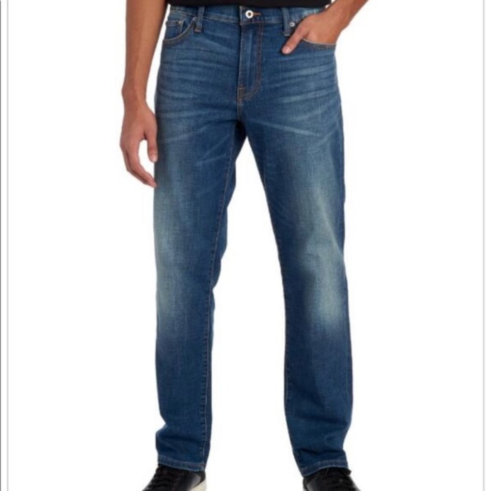 Lucky Brand Mens Jeans Blue Relaxed Straight Sz 28